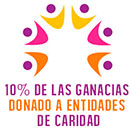 Donamos 10% de nuestras utilidades a entidades de caridad.